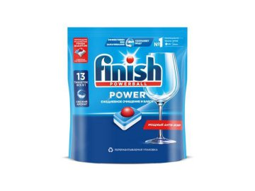 Таблетки для посудомоечных машин FINISH Power, 13 шт