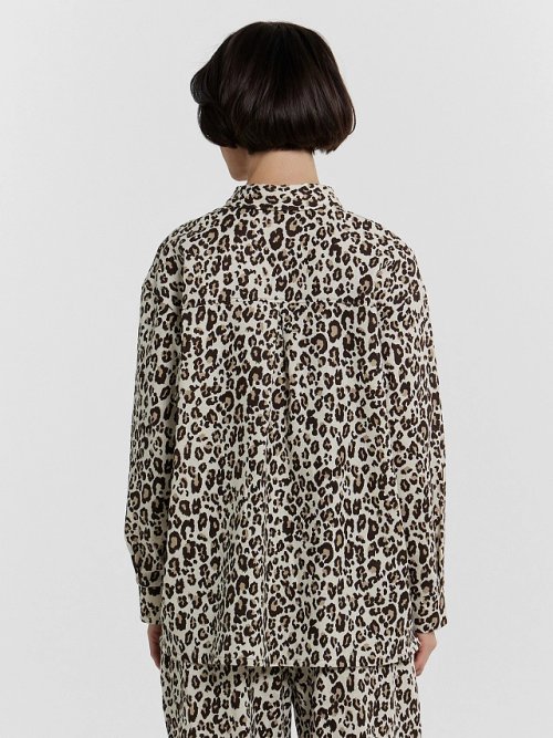 Рубашка женская леопардовая, фото 4 из 6