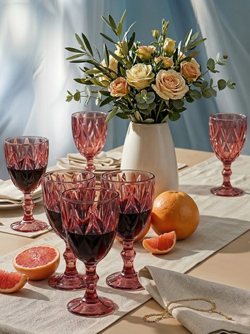 Набор бокалов цветных Wine-1 R (6 шт.), фото 8 из 8