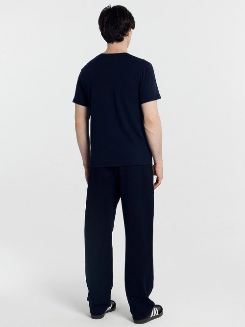 Футболка мужская в синем цвете, фото 4 из 7