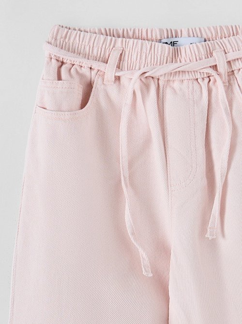 Джинсы женские wide leg розовые, фото 6 из 7