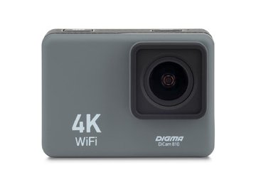 Экшн-камера Digma DiCam 810 (серый)