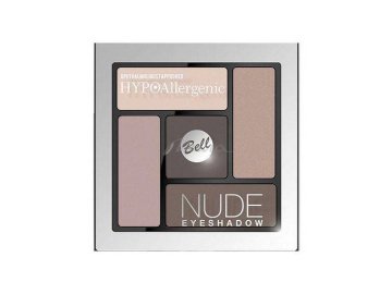 Палетка теней для век BELL HYPOAllergenic Nude сатиново-кремовые, тон 01 Neutral Cool, 5 мл