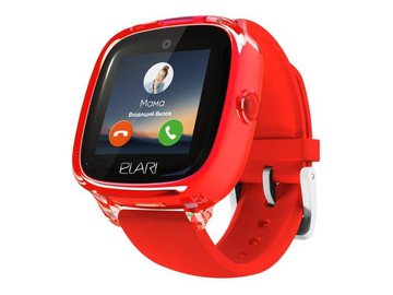 Детские умные часы Elari KidPhone Fresh 4G KP-4G-F-R (красный)