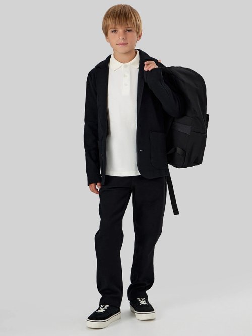 Поло для мальчиков молочное, фото 9 из 9