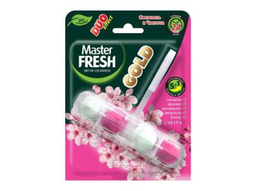Блок для унитазов MASTER FRESH Gold Сакура, 1 шт