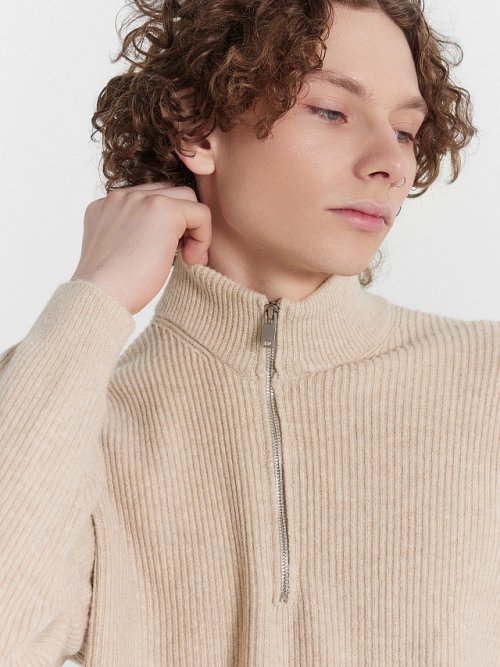 Джемпер мужской бежевый, фото 6 из 6