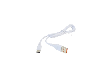Кабель для зарядки, белый, TYPE-C, 1.0М, 2.4А