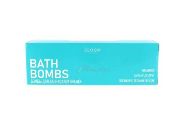 Подарочный набор бомб для ванн BLOOM Cosmetics Candy break, 3 х 135 г