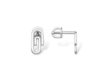 Серьги пусеты Efremov, серебро 925 проба 7 Карат