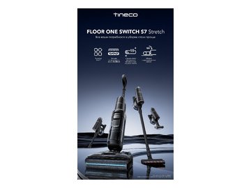Вертикальный моюющий пылесос Tineco Floor One Switch S7 Stretch
