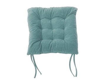 Подушка для сидения Art&Home Soft Velour бирюзовый SMZZ9298-5