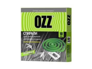 Спирали для уничтожения комаров OZZ на акции в магазинах Корона
