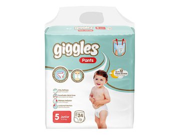 Подгузники-трусики Giggles Junior 5 Pants (24 шт)