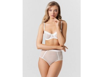 Трусы макси женские белые из сеточки Марк Формель