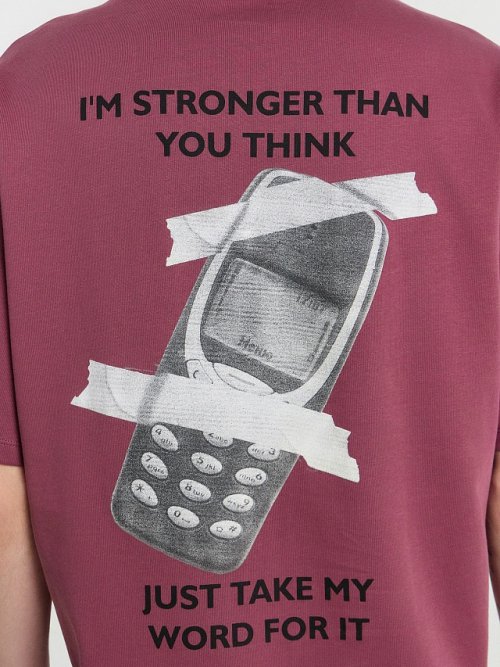 Футболка мужская с принтом и надписью "I'm stronger than you think", фото 5 из 6