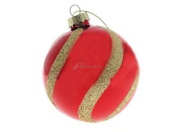 Шар новогодний стеклянный 8 см, арт. 7012307010