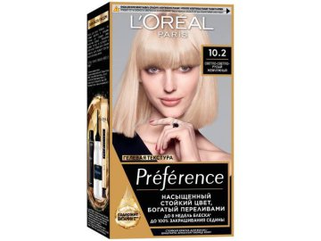 Краска для волос L'OREAL Recital Preference, тон 102 Сверкающие переливы, 174 мл