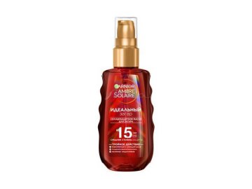 Масло солнцезащитное для загара GARNIER Ambre Solaire Идеальный загар SPF 15, 150 мл