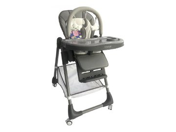 Стульчик для кормления BubaGo Amelia BG 103-2 (светло-серый)