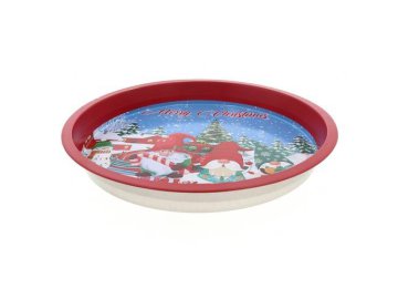 Поднос металлический 34 см, арт. 7012307190 Мила