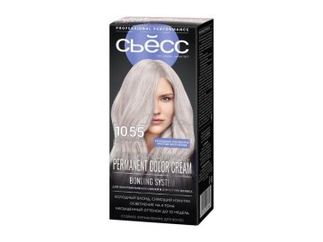 Осветлитель для волос СЬЁСС Permanent Color Cream, тон 10-55 Холодный пепельный