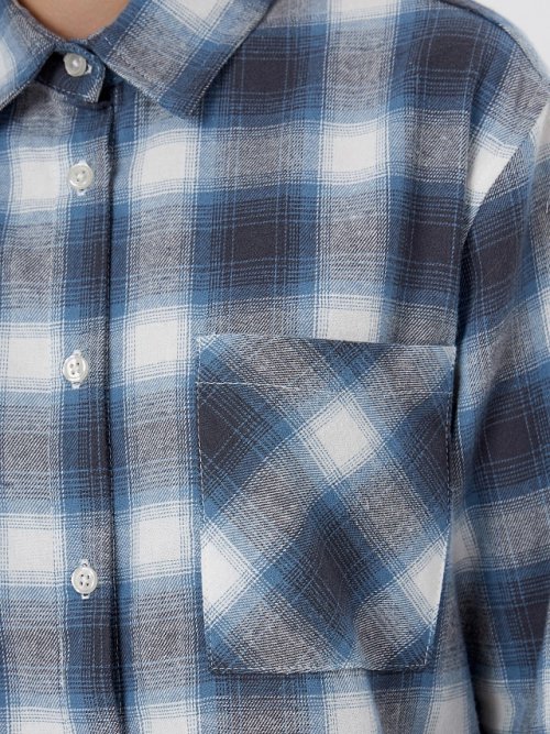 Рубашка женская в клетку, фото 5 из 8