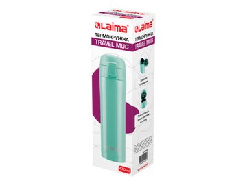 Термокружка Laima 608826 0.47л (мятный) на акции в магазинах 5 элемент