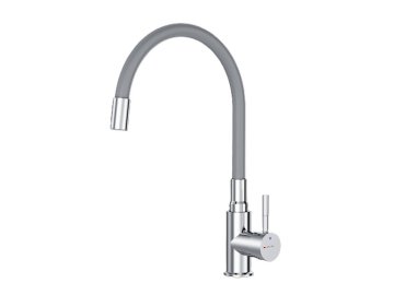 Смеситель для кухни AM.PM X-Joy S F85B07605 с гибким изливом (серый/хром)