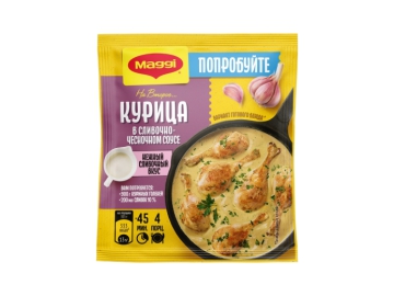 Смесь Магги На второе д/пригот курицы в сливочно-чесночном соусе 26 г на акции в магазинах Корона