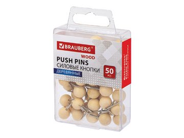 Силовые кнопки-гвоздики BRAUBERG 272761 (50 шт.)