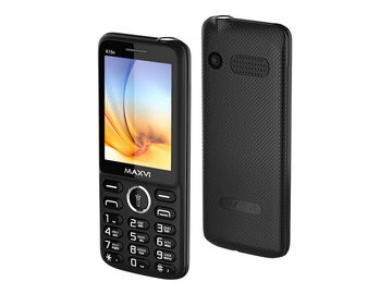 Мобильный телефон Maxvi K15n +ЗУ WC-111 (черный)