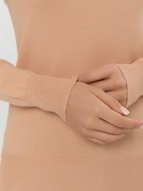 Водолазка женская бежевая, фото 5 из 6