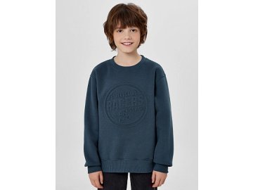 Свитшот для мальчиков синий с надписью "Streetstyle racers"