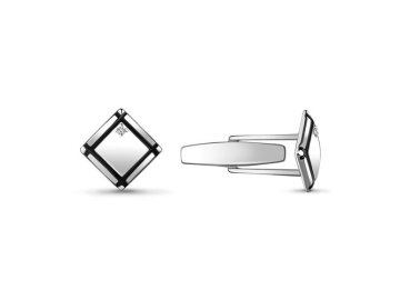 Запонки Aquamarine, серебро 925 проба в Сморгони 7 Карат