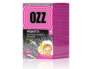 Комплект с жидкостью д/уничтож.комаров Ozz Baby 100мл