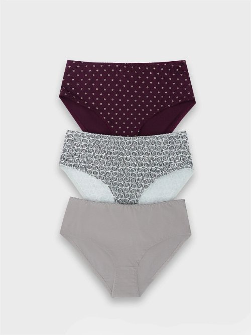 Трусы макси женские в наборе, 3 шт, фото 8 из 30