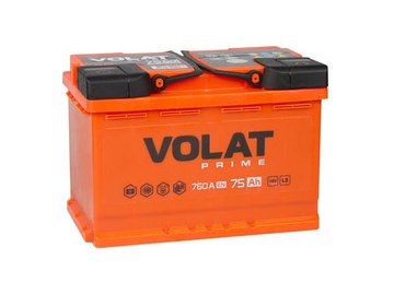 Автомобильный аккумулятор VOLAT Prime 75 Ah 760A R+