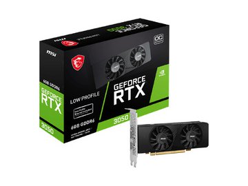Видеокарта MSI GeForce RTX 3050 LP 6G OC