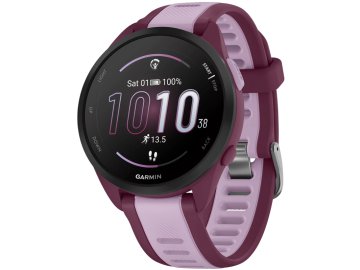 Garmin Forerunner 165 Music 43 мм (ягодный корпус/сиреневый ремешок)