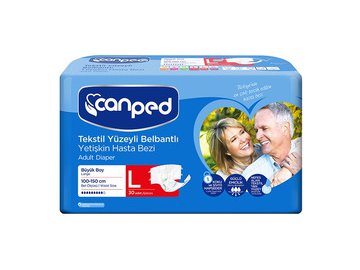 Подгузники для взрослых Canped 30шт размер L (100-150 см)