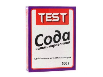 Акции Милы Щучин Только в сети «Мила» - Сода кальцинированная TEST с добавлением метасиликата натрия, 500 г
