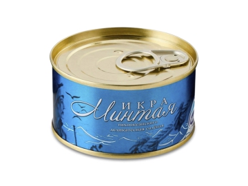 Икра минтая деликатесная сол 130г