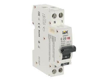 Дифференциальный автомат IEK AR-B06S-1N-C20C030