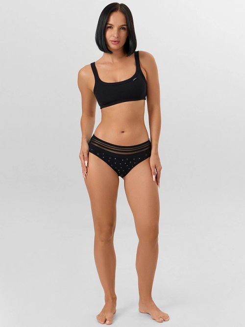 Трусы женские классические черные, фото 6 из 24