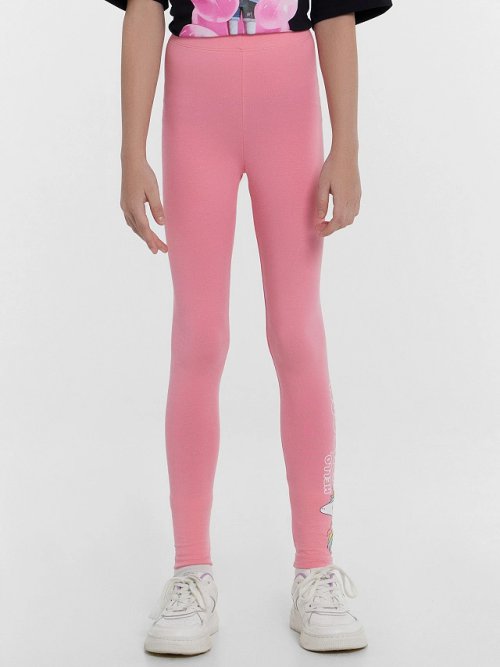 Легинсы для девочек розовые, фото 2 из 6