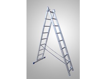 Лестница алюм двухсекционная 9 ступеней STAIRS AL209 5,1м