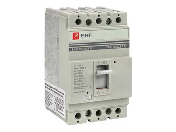 Выключатель автоматический EKF PROxima ВА-99 125/ 12.5А 3P 25кА