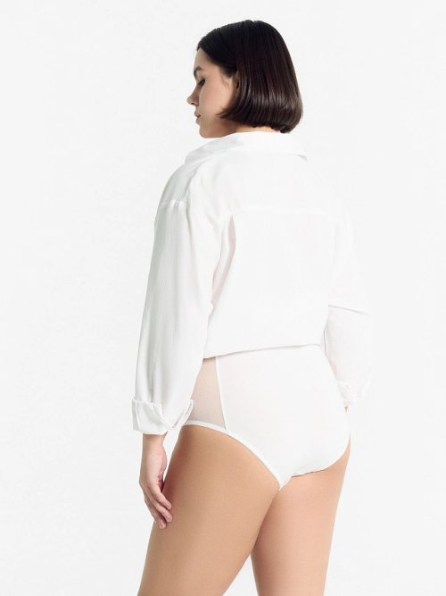 Трусы женские макси в белом цвете, фото 6 из 8