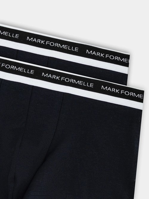 Мужские трусы-боксеры мультипак (2 шт.) в черном цвете, фото 10 из 30